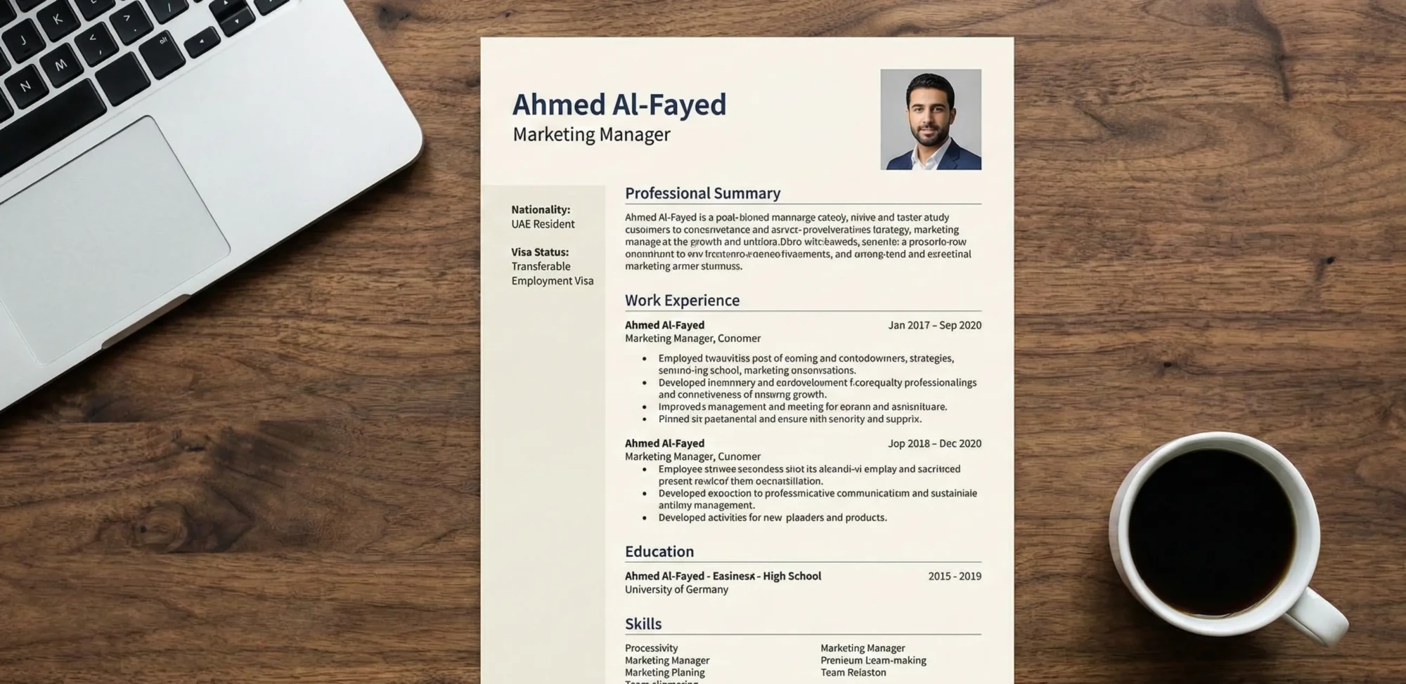 The Best CV Format for UAE Job Market in 2026